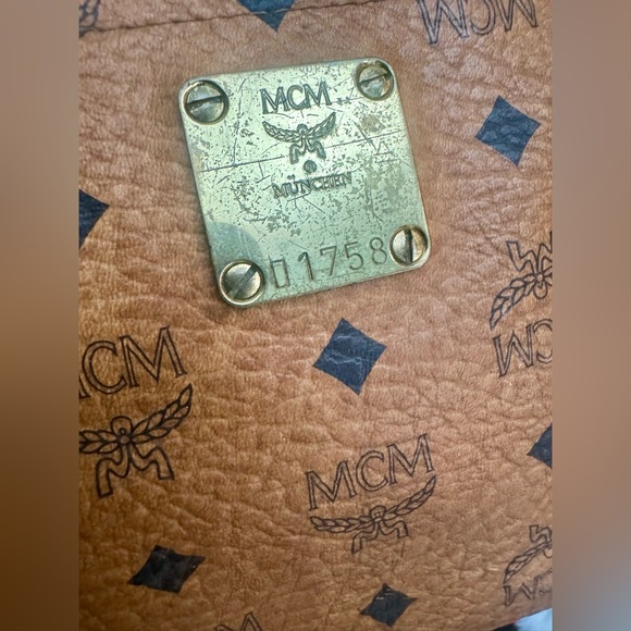 Vintage MCM Visetos Shopper Tote | Cognac | Authentic - Picture 8 of 13